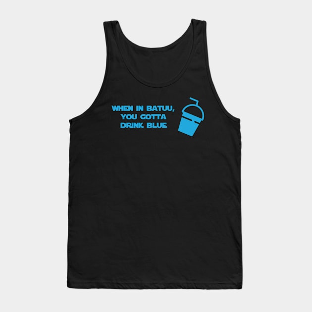 Batuu - Blue Milk Tank Top by MickeysCloset